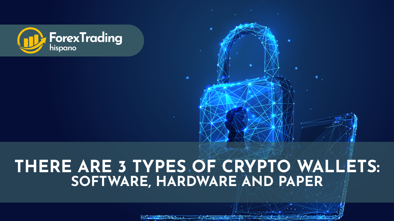 there are 3 types of crypto wallets: software, hardware and paper