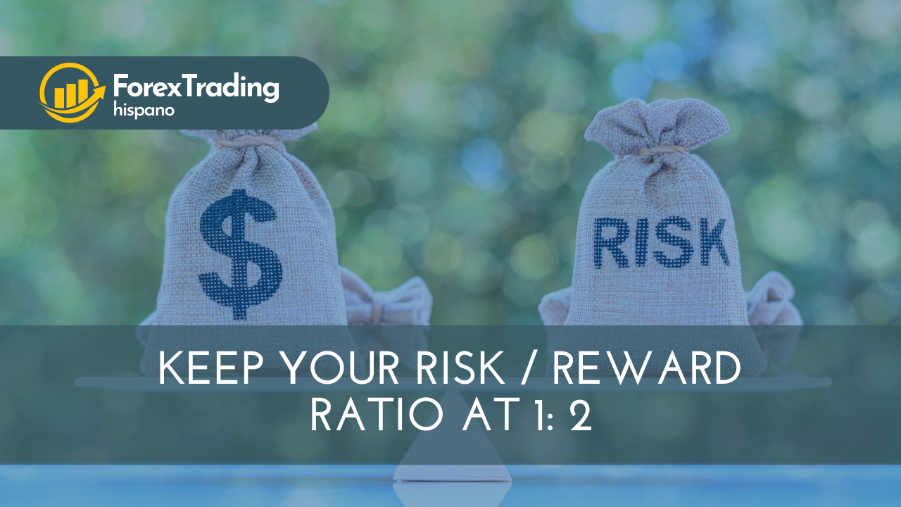 Keep your risk / reward ratio at 1: 2
